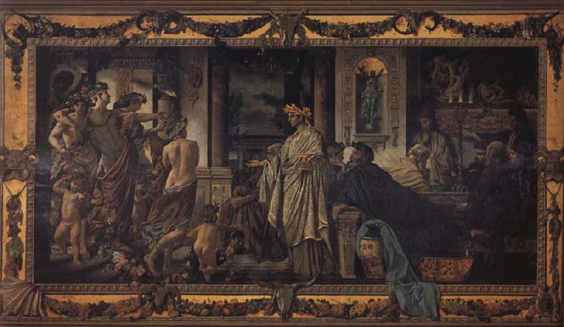 Anselm Feuerbach The Banquet 2nd Version china oil painting image